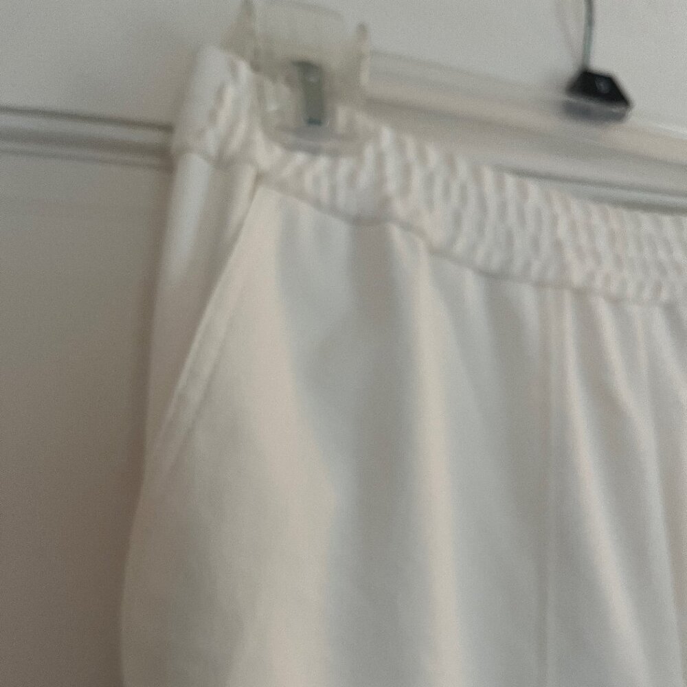 Tibi Chalky Drape Plashet Jogger- Regular- White- SR - Picture 7 of 13